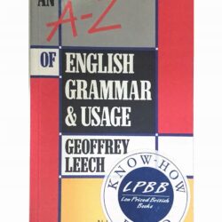 An a-z of English Grammar and Usage Geoffrey Leech
